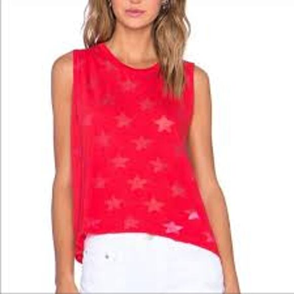 Nation LTD Crescent Heights Burnout Star Tank Top size medium - Picture 1 of 7